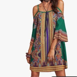 NEW cold shoulder style dress